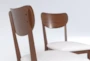 Kara Brown Wood Back Dining Side Chair Set Of 2 - Detail