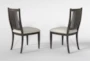 Valencia Dining Side Chair With Upholstered Seat Set Of 2 - Back