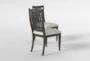 Valencia Dining Side Chair With Upholstered Seat Set Of 2 - Side