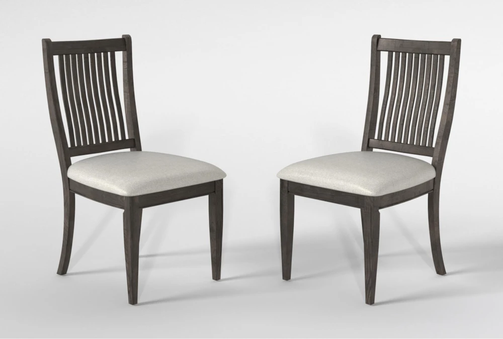 Valencia Dining Side Chair With Upholstered Seat Set Of 2