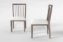 Luis Wood Back Dining Chair Set Of 2 - Side