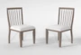 Luis Wood Back Dining Chair Set Of 2 - Signature