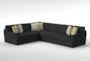 Prestige Foam II Chenille 2 Piece 129" Sectional With Right Arm Facing Sofa - Side
