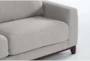 Amherst Cobblestone Sleeper Sectional with Left Arm Facing Chaise & Ottoman - Detail