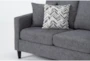 Stark Dark Grey Sofa with Reversible Chaise - Detail