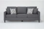 Stark Dark Grey Sofa - Signature