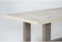 Vanya 94" Faux Concrete Dining Table - Detail