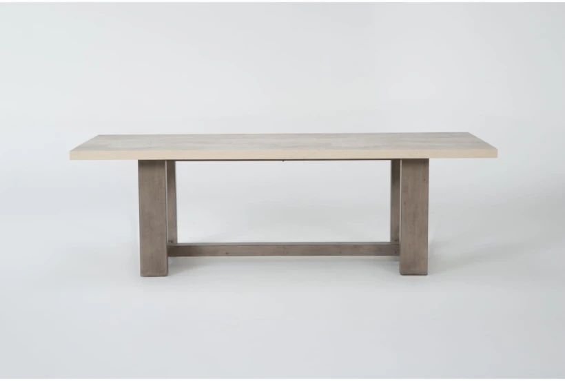 Vanya 94" Faux Concrete Dining Table - 360