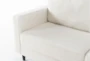 Calais Vanilla Beige Modern 78" Sofa - Detail