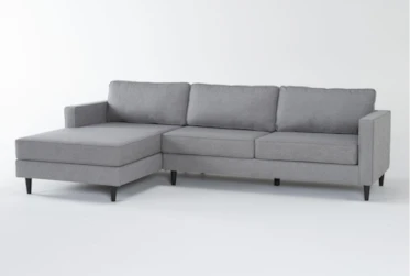 Calais Gravel 112" 2 Piece Sectional With Left Arm Facing Chaise