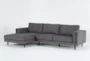 Aries Smoke 117" 2 Piece Sectional with Left Arm Facing Chaise - Signature