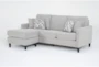 Stark Light Grey Sofa with Reversible Chaise | Living Spaces