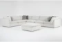 Weekend 7 Piece Modular Sectional with 3 Corners, 3 Armless Chairs & Ottoman - Signature