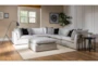 Weekend 5 Piece Modular Sectional with 3 Corners, 2 Armless Chairs & Ottoman - Room
