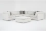 Weekend 5 Piece Modular Sectional with 3 Corners, 2 Armless Chairs & Ottoman - Signature