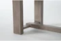 Vanya 94" Faux Concrete Dining With Bench Set For 8 - Detail