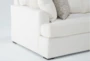 Belinha II Opal 3 Piece Queen Sleeper Sofa, Chair & Storage Ottoman Set - Detail
