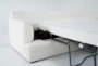 Belinha II Opal 3 Piece Queen Sleeper Sofa, Chair & Storage Ottoman Set - Sleeper