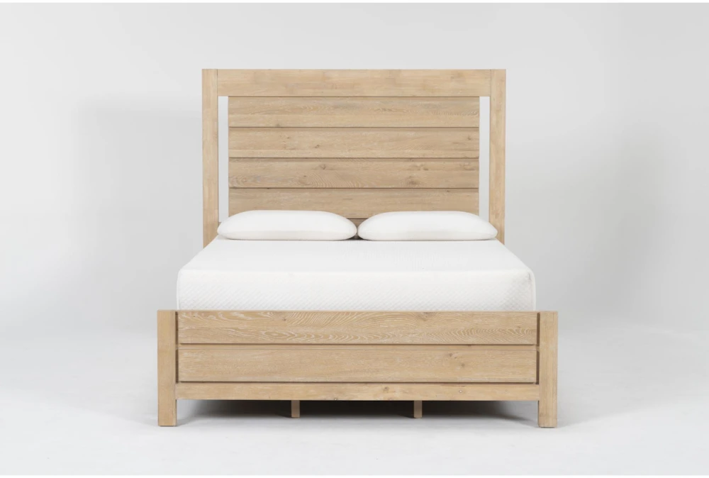 Voyage Natural Queen Wood Panel Bed By Nate Berkus + Jeremiah Brent