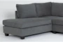 Reid Grey 109" 2 Piece Sectional with Left Arm Facing Corner Chaise - Detail