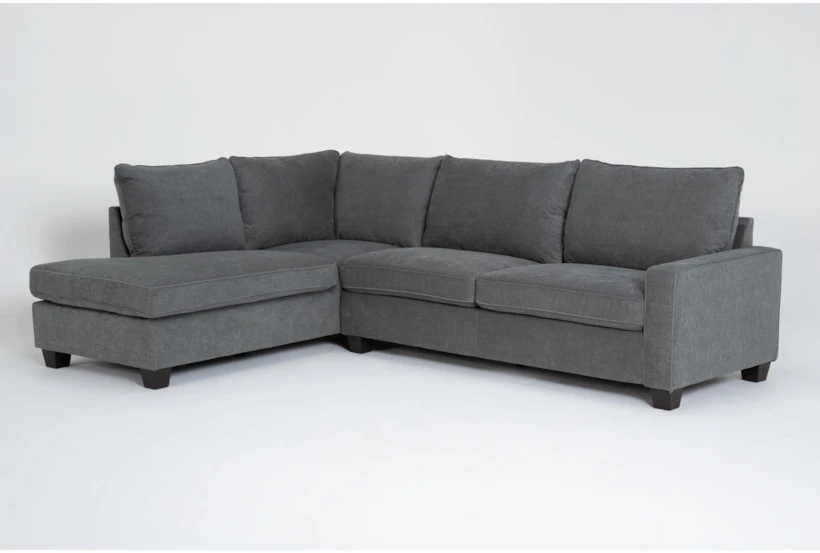 Reid Grey 109" 2 Piece Sectional with Left Arm Facing Corner Chaise - 360