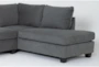 Reid Grey 109" 2 Piece Sectional with Right Arm Facing Corner Chaise - Detail