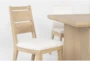 Voyage Natural 94" Trestle Dining With Upholstered + Wood Back Dining Chairs Set For 6 By Nate Berkus + Jeremiah Brent - Detail