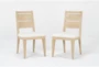 Voyage Natural Wood Back Dining Chair Set Of 2 By Nate Berkus + Jeremiah Brent - Signature