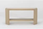 Voyage Natural Demilune Marble Entryway Console Table By Nate Berkus + Jeremiah Brent - Signature