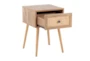 Carla Natural End Table - Detail