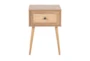 Carla Natural End Table - Front
