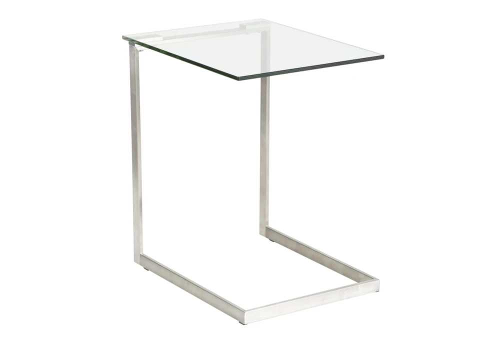 Demi C-Table with Clear Glass