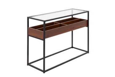 Tray Black Console Table