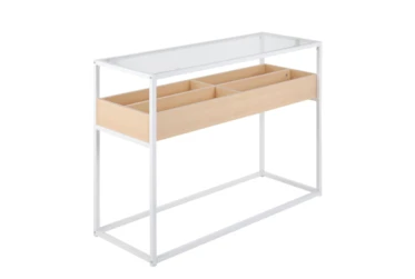 Tray White Console Table