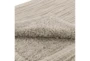 50X70 Natural Linen + Cotton + Polyester Sherpa Oversized Throw - Detail