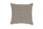 22X22 Natural Performance Solid Knit Indoor Outdoor Throw Pillow - Signature