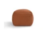 18X18X14 Terracota Performance Knit Indoor Outdoor Pouf - Front