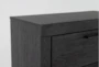 Derrie Black 5 Drawer Chest - Detail