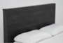 Derrie Black Queen Panel Bed - Detail