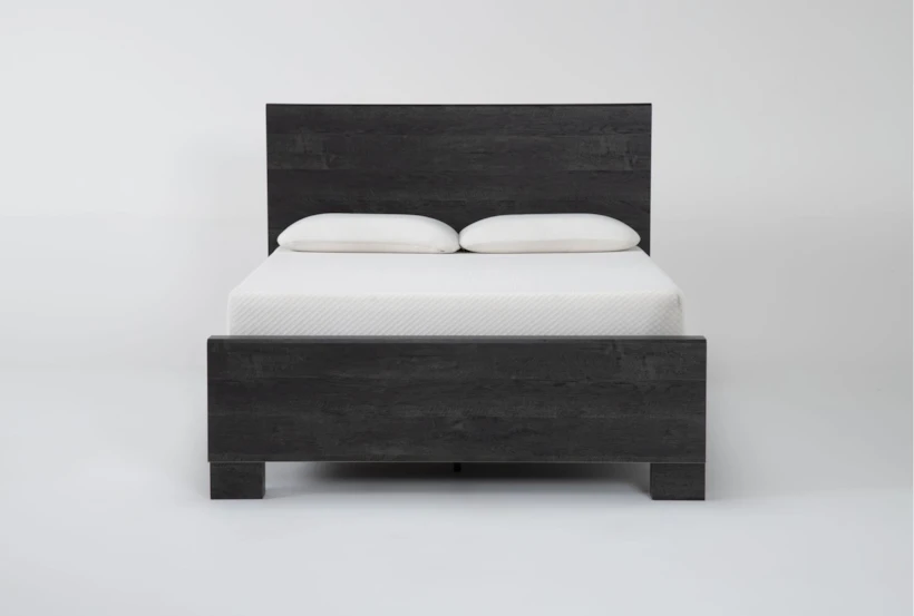 Derrie Black Queen Panel Bed - 360