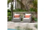 Carlyle Outdoor Lounge Chairs With Cast Coral Sunbrella Cushions Set Of 2 - Room