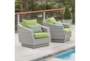 Carlyle Outdoor Lounge Chairs With Ginkgo Green Sunbrella Cushions Set Of 2 - Room