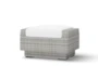 Carlyle 57" Outdoor Loveseat + Ottoman With Bliss Ink Sunbrella Cushions - Detail