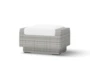 Carlyle Outdoor Ottomans With Bliss Linen Sunbrella Cushions Set Of 2 - Detail