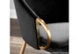 Clarity Black Velvet Dining Chair - Detail