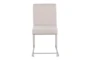 Ian Beige Fabric Dining Chair Set of 2 - Front