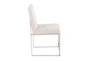 Ian Beige Fabric Dining Chair Set of 2 - Side