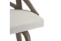 Ashton Light Grey and Cream Fabric Counter Stool Set Of 2 - Detail
