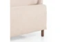 Wheat Folded Wrap Arm + Solid Ash Sofa - Detail