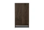 Aged Brown Solid Mango + Iron Armoire - Front